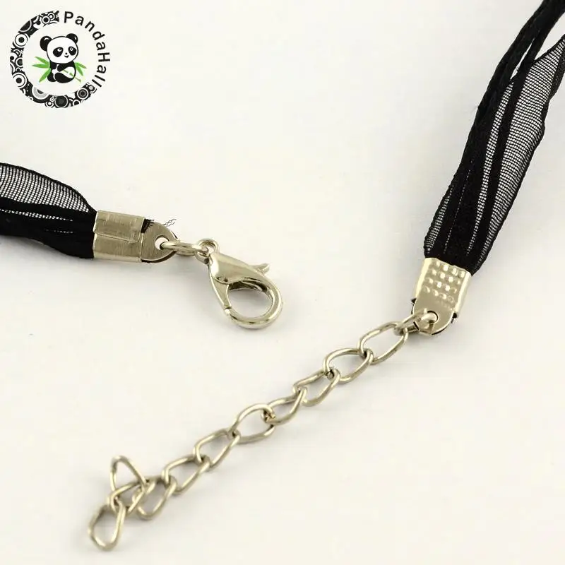 Многожильный шнур для ожерелья с 3 петлями восковые шнуры ленты из органзы