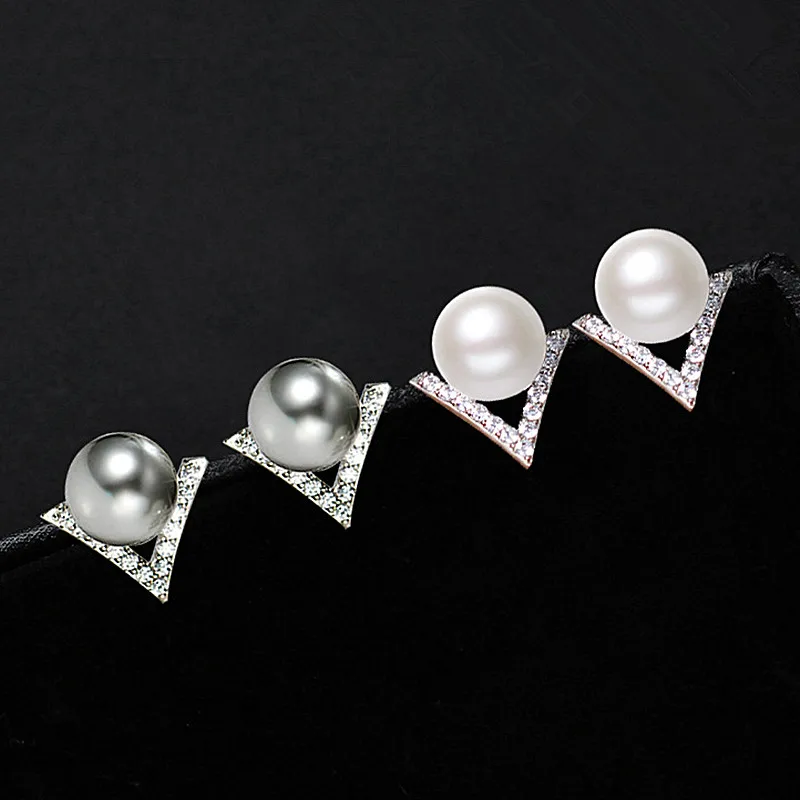 Серьги гвоздики элегантные серьги с искусственным жемчугом Brincos boucle d'oreille 2018