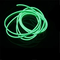 jingxiangfeng led strip flexible neon atmosphere el wire rope tube neon light for car interior light with controller1 5m