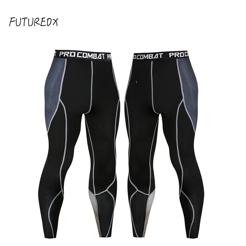 High quality lion head men MMA clothing crossfit thermal underwear fitness clothes men's compression sportswear suit | Мужская