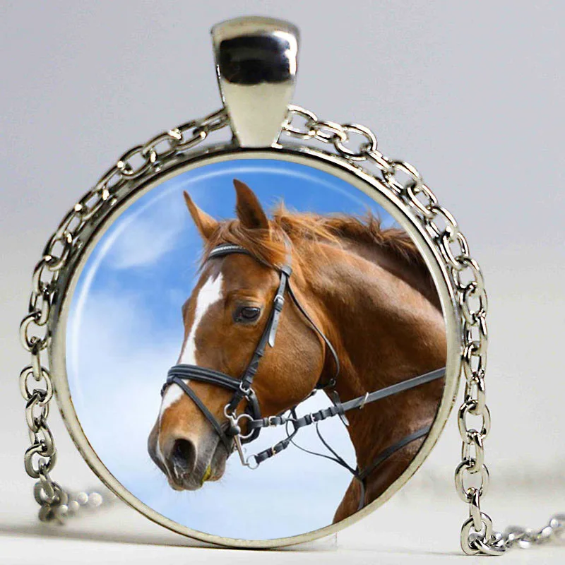 Новая модная черная бижутерия Love Horse для мужчин и женщин подарок на Рождество нее
