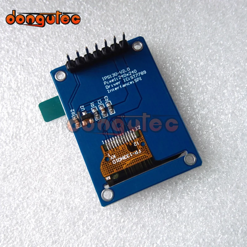 1.3-дюймовый IPS HD TFT ST7789 Привод IC 240*240 SPI связь 3 V напряжение 4-проводной интерфейс |