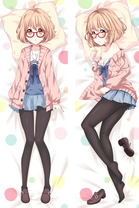 Обновленный Японский Аниме Kyokai no Kanata Мирай Курияма Dakimakura декоративный чехол для