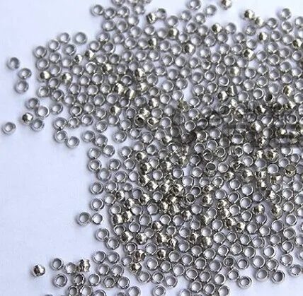 

10000pcs/bag 3.0mm round crimp stopper end ball beads findings for crystal prism pendant beads findings