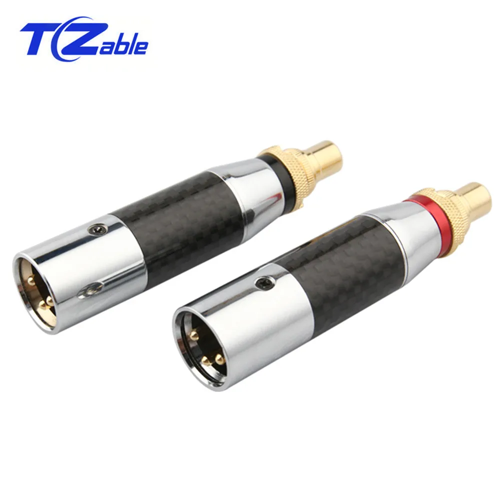 XLR для RCA Женский динамик штекер XLR 3 pin Мужской Аудио разъем RCA адаптер Hifi штекер для DIY микрофон аудио кабель баланс кабель