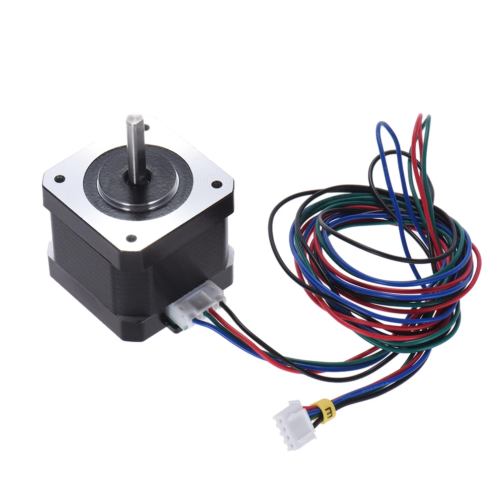 

3D Printer Parts Motor Nema 17 Stepper Stepping Motor Drive Control 2 Phase 1.8 Degree 0.9A 0.4N.M 42mm with 90cm Lead Cable