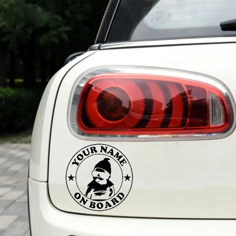window Sticker Vinyl Custom Baby On Board 13.5*13.7cm Funny Decal Reflective Laser Motorcycle Styling Stickers | Игрушки и хобби