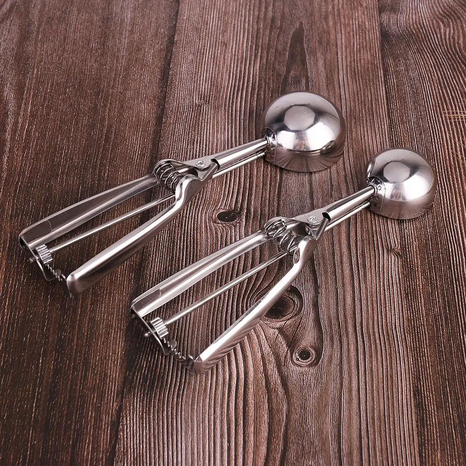 Металлические совки для мороженого кухонные инструменты из нержавеющей стали