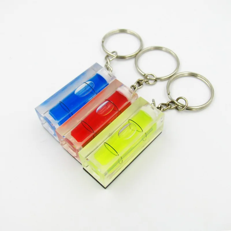 QASE Новый PMMA акриловый корпус Магнитный брелок пузырьковый спиртовой уровень тв