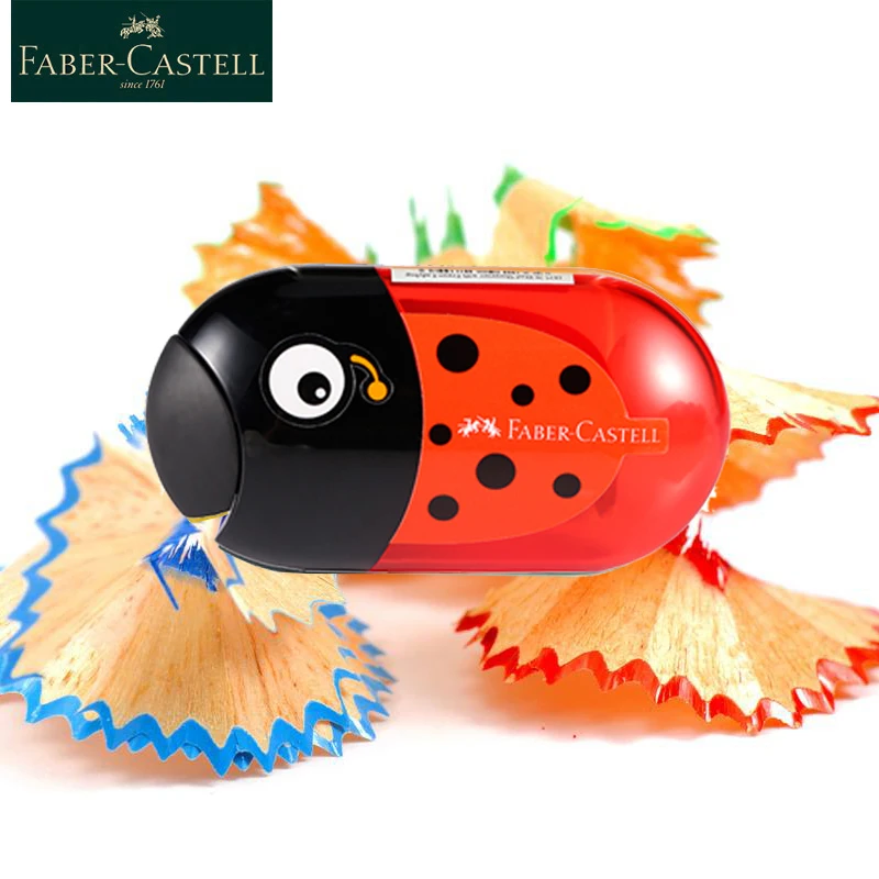 Faber Castell милый карандаш 6 цветов шаблон двойная точилка для карандашей классных