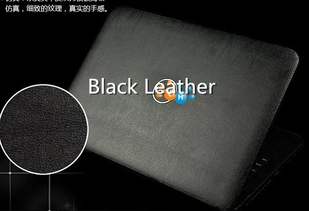 Black leather Ноутбук углеродного волокна виниловая кожа наклейки чехол для нового ASUS VivoBook X542 X542UN X542UQ X542UF X542UA 15,6" - Color: Black leather