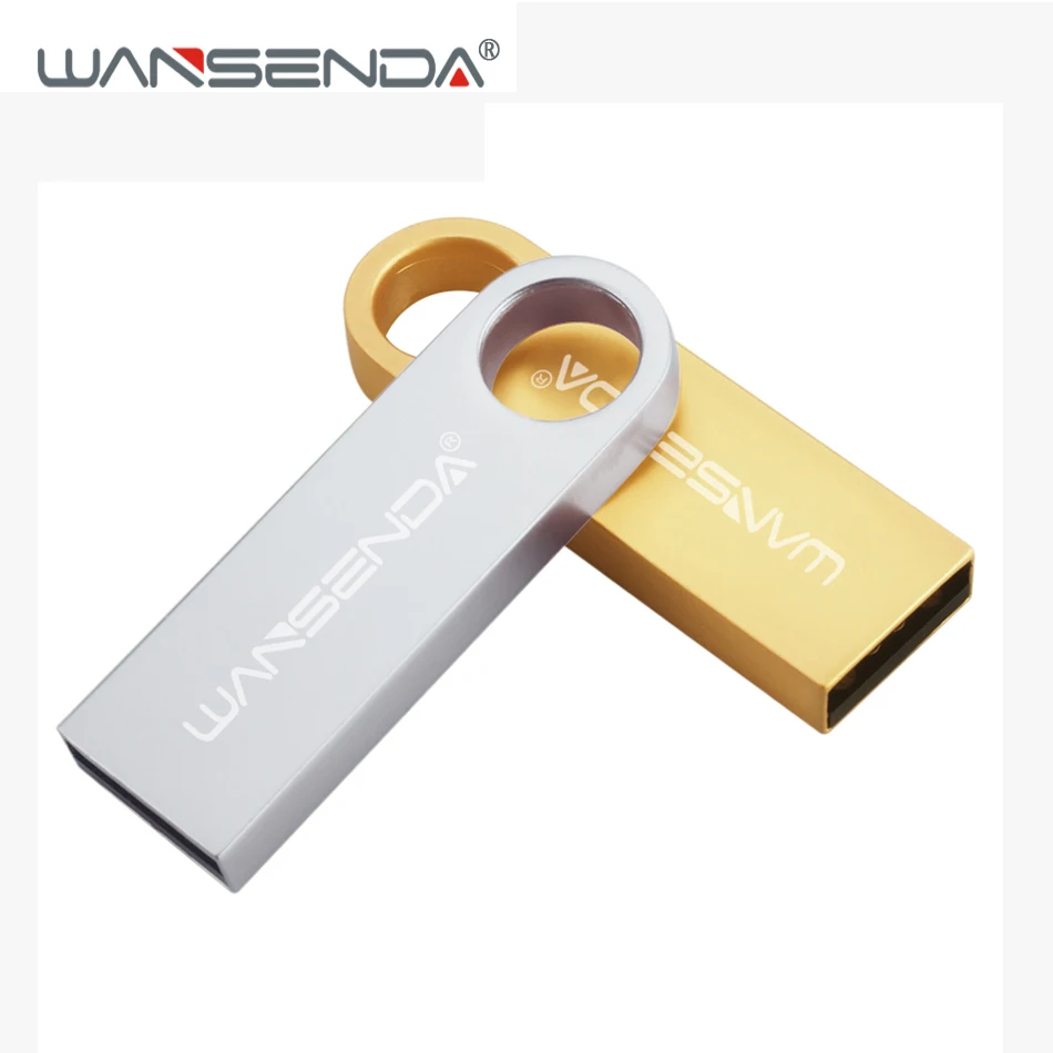 WANSENDA брелок USB флэш накопитель 64 Гб Водонепроницаемый Pen Drive 32 ГБ 16 8 4 Pendrive Внешняя