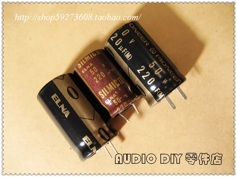 10 шт/30 шт ELNA (Vanguard Pioneer custom products) 220 мкФ/50 в аудио электролитический конденсатор (Japan