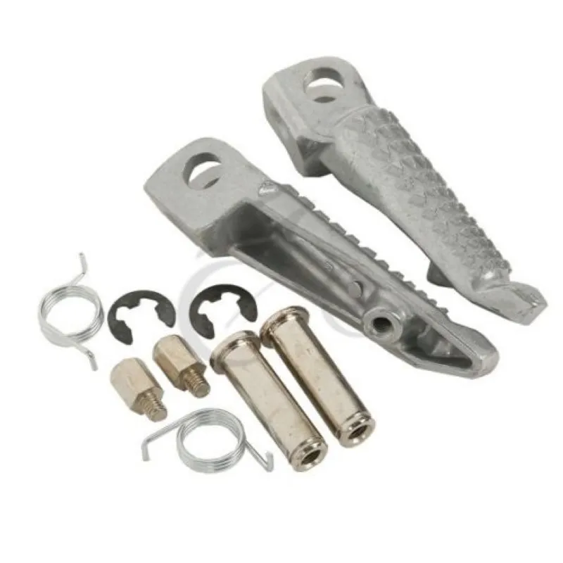 

Aluminum Front Footrests Foot pegs For Kawasaki Ninja 650R(EX650) 2006-2013 ZX 6R 636 ZX10R ZX-10R 2003-2013 Motorcycle