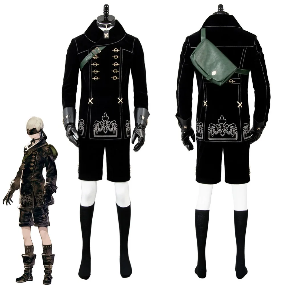 2017 Высокое качество Горячая Аниме NieR:Automata 9S YoRHa № 9 Тип S сканер Косплей Костюм