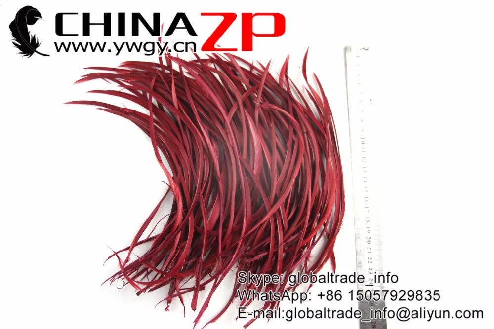 Feathers chinazp 20 ~ 25 см (от 8 до 10 дюймов) яркие гладкие Бургунди окрашенные гусиные биоты перья для праздника и праздника принадлежности DIY ремесло (art.: 7a3cdde4b) - 7a3cdde4b