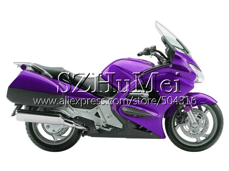 No. 8 Purple Обтекателя Для HONDA Общеевропейская STX1300 ST1300 02 07 08 09 10 11 12 111SH8 ST-1300 ST 1300 Лидер продаж синий 2007 2008 2009 2010 2011 2012 - Цвет: No. 8 Purple
