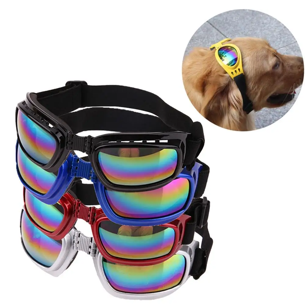Dog Sunglasses Multi-Color Windproof Pet Eye Wear Protection Puppy Goggles Medium Large Accessories | Дом и сад