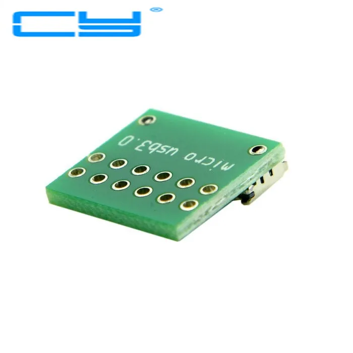 Micro-B USB 3 0 Micro B USB3.0 10pin гнездо разъем плата Тип крепления SMT с печатной платой для DIY