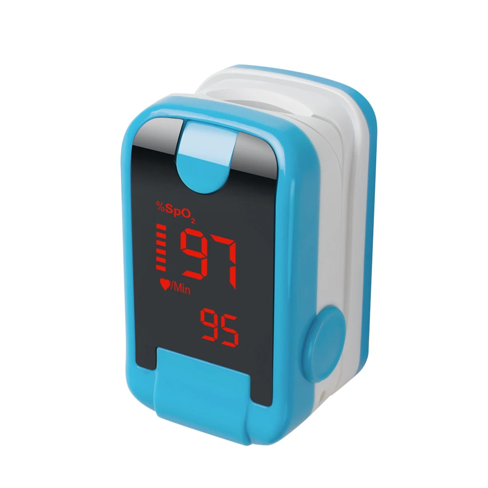 Светодиодный Пульсоксиметр для пальцев Монитор кислорода в крови SpO2 PR монитор