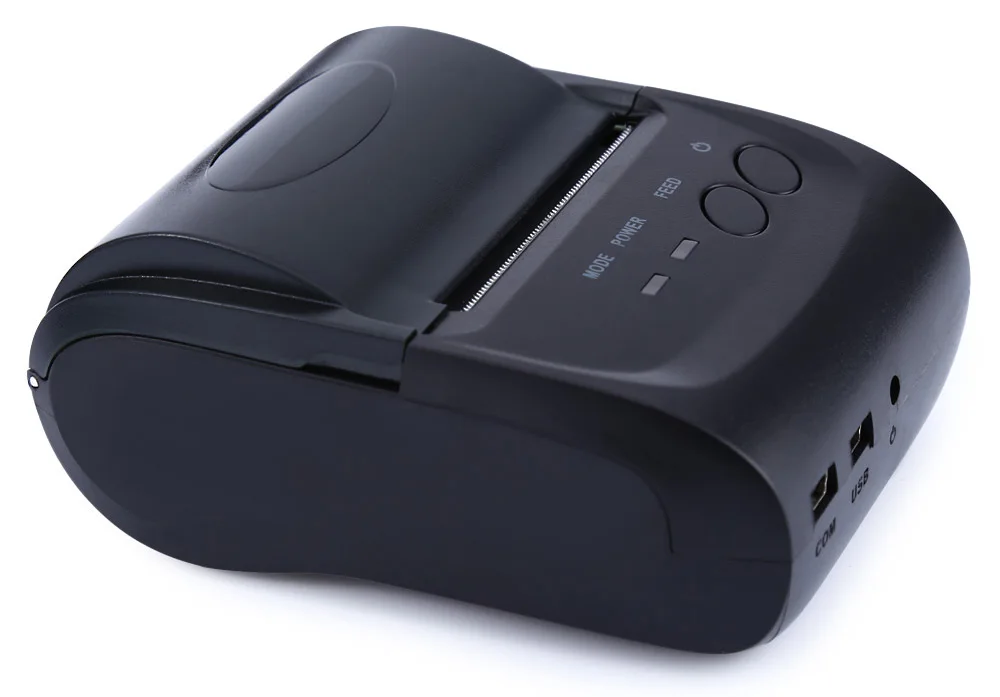 ZJiang ZJ-5802LD Мини Bluetooth порт Термальный чековый принтер 58 мм высокоскоростной Прозрачный Термальный чековый принтер для гостиницы Supermaket