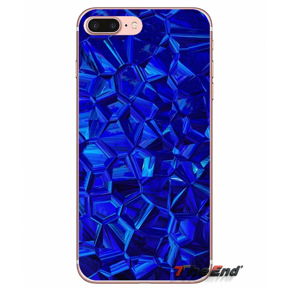 Силиконовый чехол для телефона iPhone X 4 4S 5 5S 5C SE 6 6S 7 8 Plus Samsung Galaxy J1 J3 J5 J7 A3 A5 2016 2017 с текстурой треугольников.