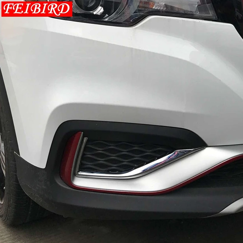 Для MG ZS 2018 2019 авто аксессуары ABS хромированные передние Противотуманные фары