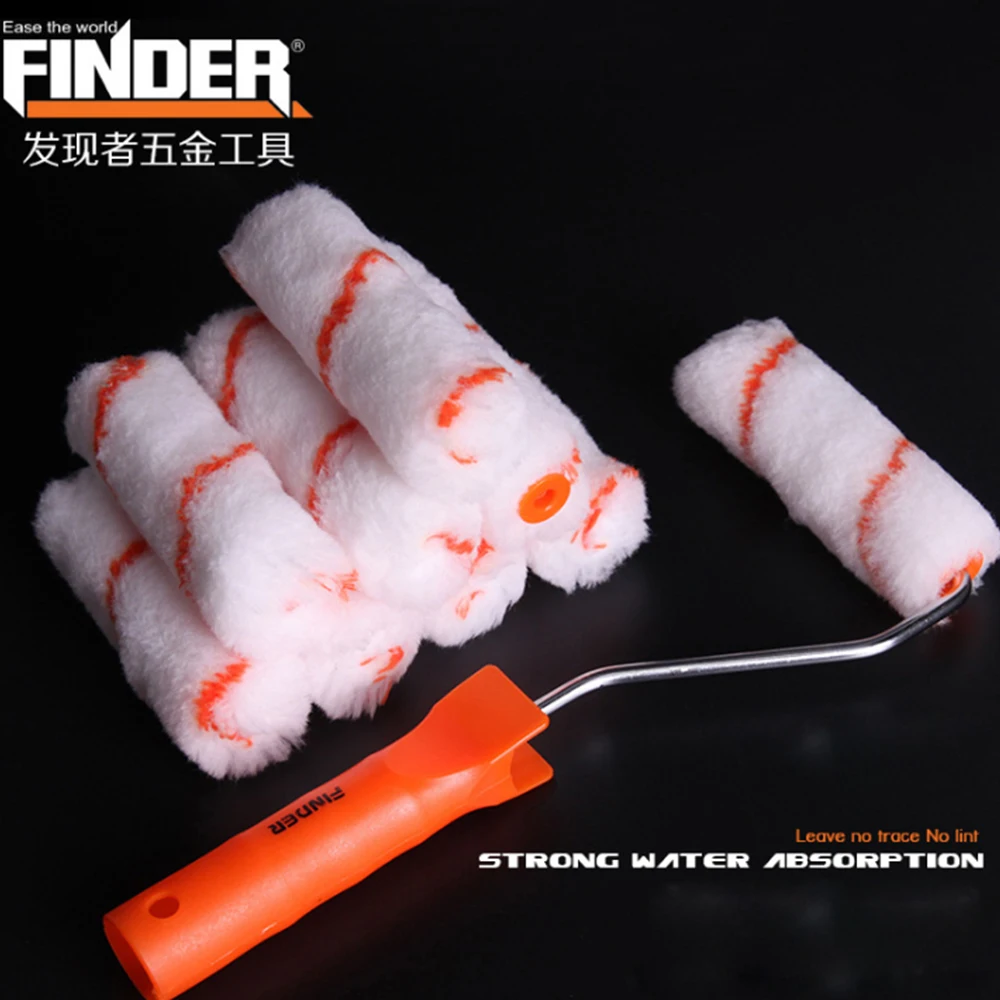 FINDER " 10 шт, кисть для рисования, многофункциональная, для краски, профессиональный инструмент для рисования стен, Набор роликов для покраски, для украшения стен