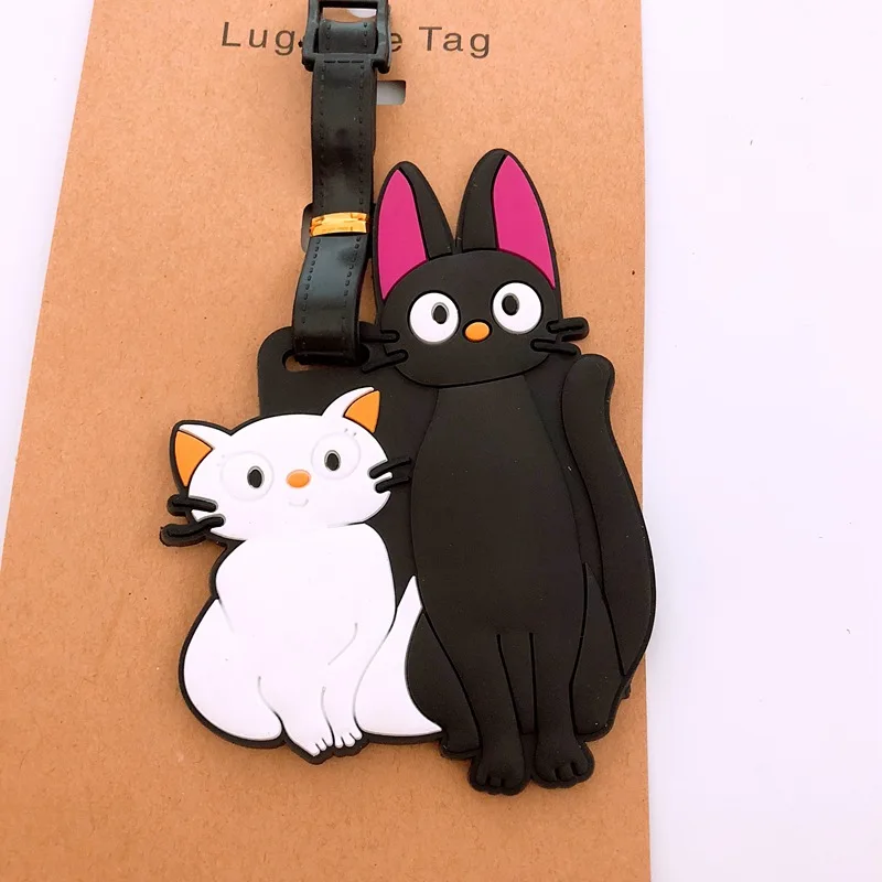 IVYYE 1 шт. Totoro Noface человек Аниме багажная бирка Аксессуары Чемодан ID портативный держатель тегов багажные этикетки для путешествий Новинка
