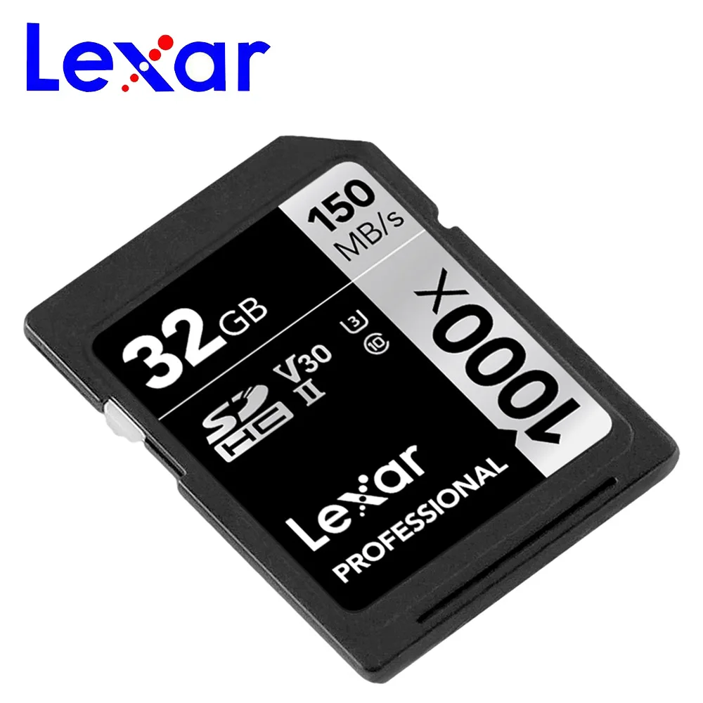 Lexar 32 Гб класс скорости 10 1000X SD карты SDHC/SDXC U3 памяти UHS II/U3 высокая скорость 150 МБ/с.
