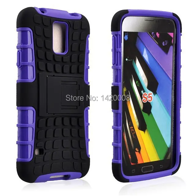 Dual Layer Hybrid Defender Protection Case For Samsung Galaxy S5 I9600 |
