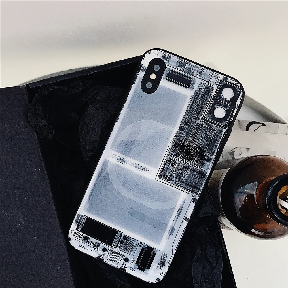 Горячий жесткий Пластик чехол для телефона iPhone 7 8 6 S Plus x творчества разобрать