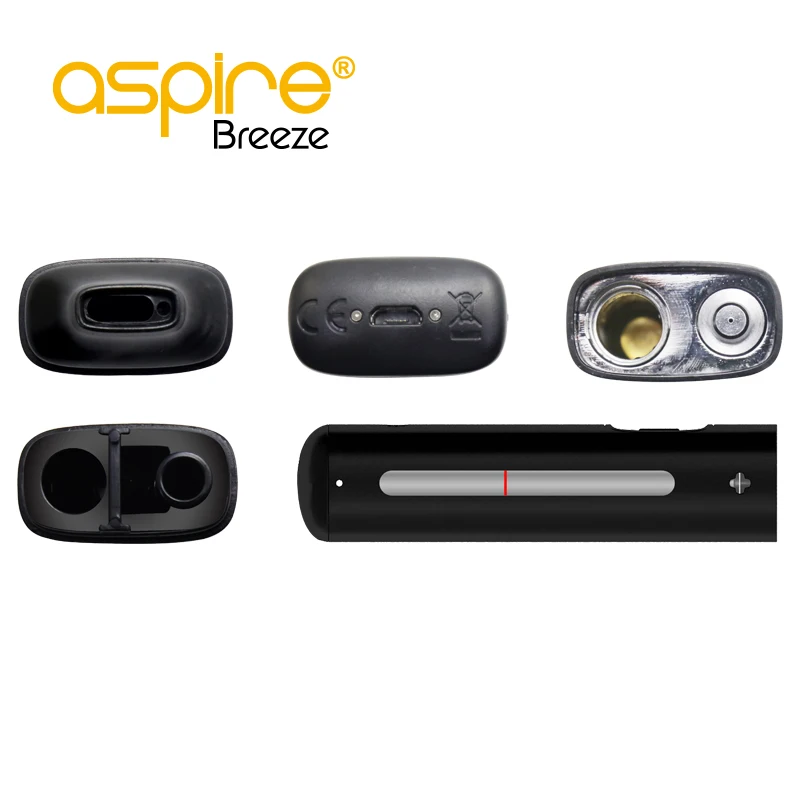 Оригинальная электронная сигарета Aspire Breeze все-в-одном AIO стартовый комплект 2 мл
