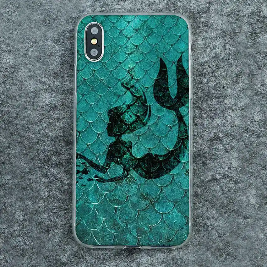 13 Чехол для Coque Motorola Moto G7 plus G5 P40 P30 one power Z4 Z3 G7 E5 G6 play Мягкий ТПУ Русалка рыбные весы роскошный чехол для телефона - Цвет: 13