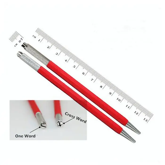 

5 Pcs Reuseable Steel Eyebrow Lip Tattoo Pen Needle Tip Holder Tool Supply For Permanent Makeup By Free Shipping