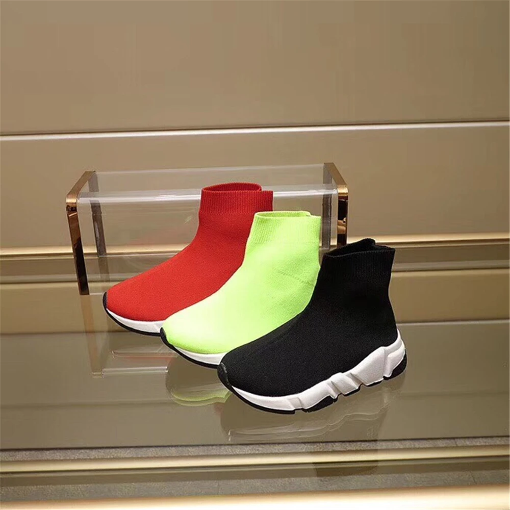 Chueyz Autumn Fashion Net Breathable Leisure Sports Running Shoes For Girls Boys Brand Kids Socks | Детская одежда и обувь