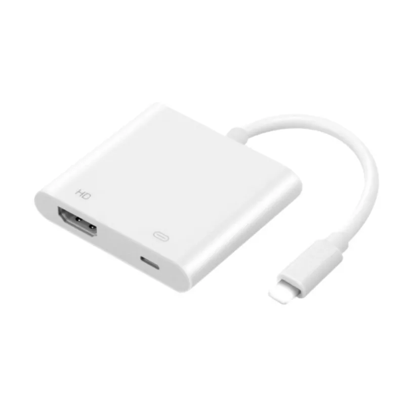 Удобный Кабель HDMI 1080P для телефона 8 контактный порт высокое качество HD