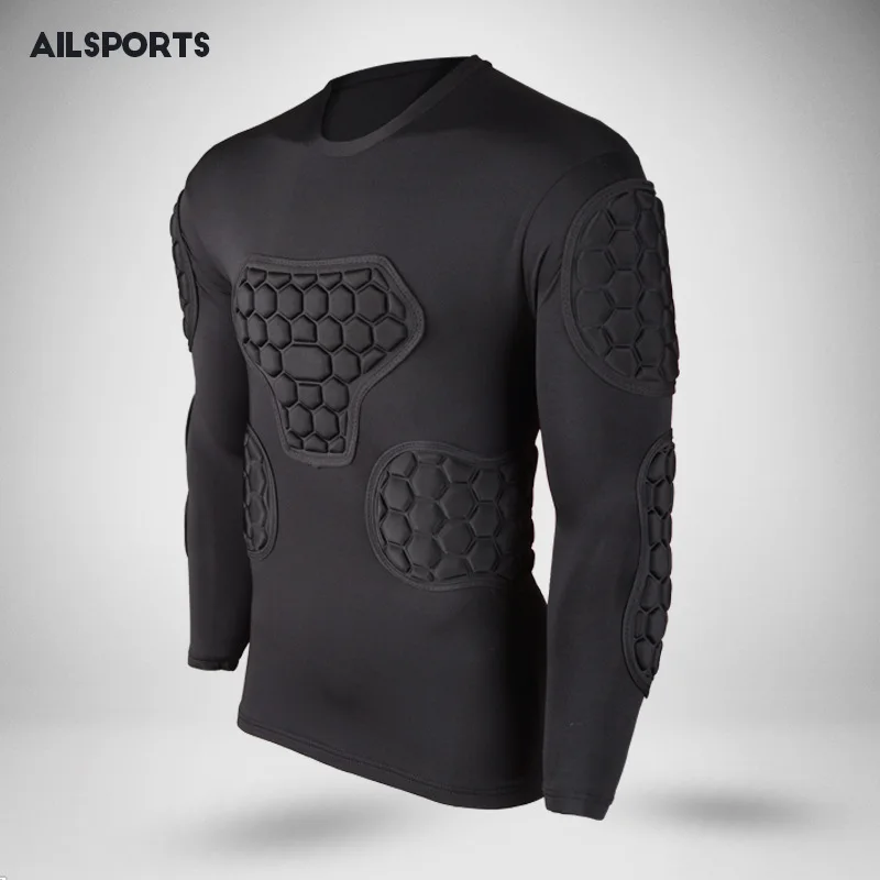 

Professional Soccer Goalkeeper comfortable Football Jerseys Crushproof Thickening EVA Goalkeeper Elbow Back Protector