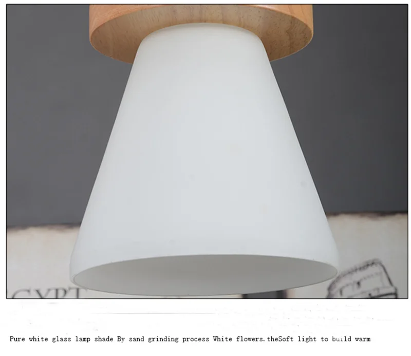 Уникальный дизайн деревянный подвесной светильник из кованого железа 3 головки