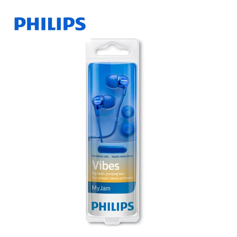 Проводная гарнитура Philips SHE3705 с микрофоном разъем 3 5 мм для Galaxy S8 Huawei P10