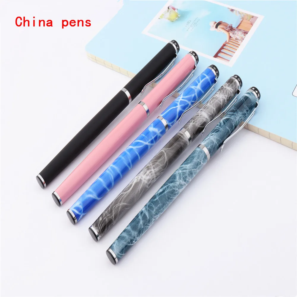 JINHAO 301 инкрустированный алмазами шляпа Канцтовары офисный школьный принадлежности financy tip чрезвычайно тонкие Перьевые Ручки Новинка