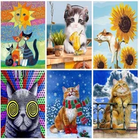 5d diamond painting embroidery cartoon cats diy full square drill gifts animal cross stitch fantasy home room wall painting gift