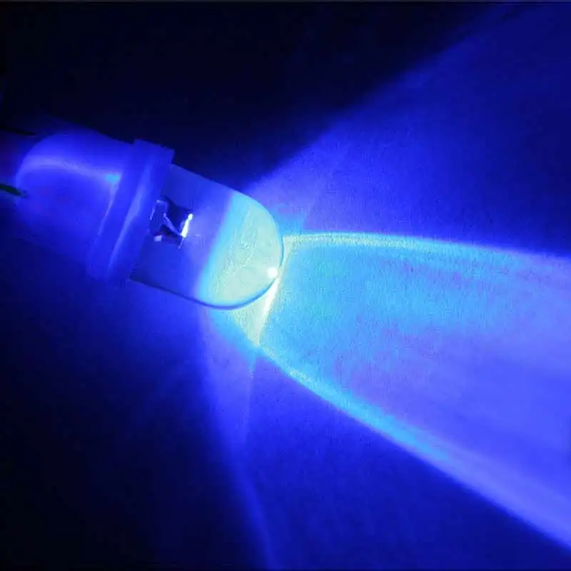 10 шт. T10 светодиодный автомобильный клиновидный светильник сторона приборной