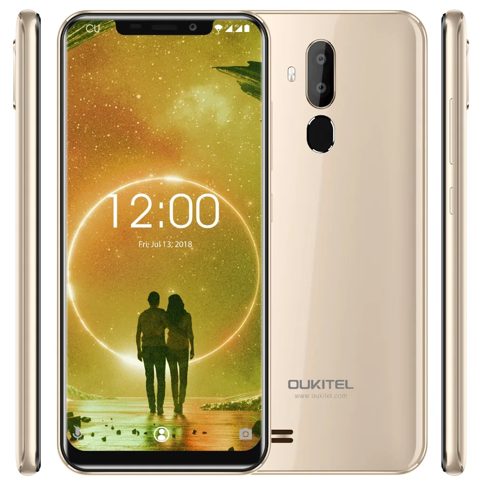 OUKITEL C12 Face ID 6 18 &quot19:9 Android 8 1 3300 мАч смартфон MTK6580 четырехъядерный 2 Гб ОЗУ 16 ПЗУ