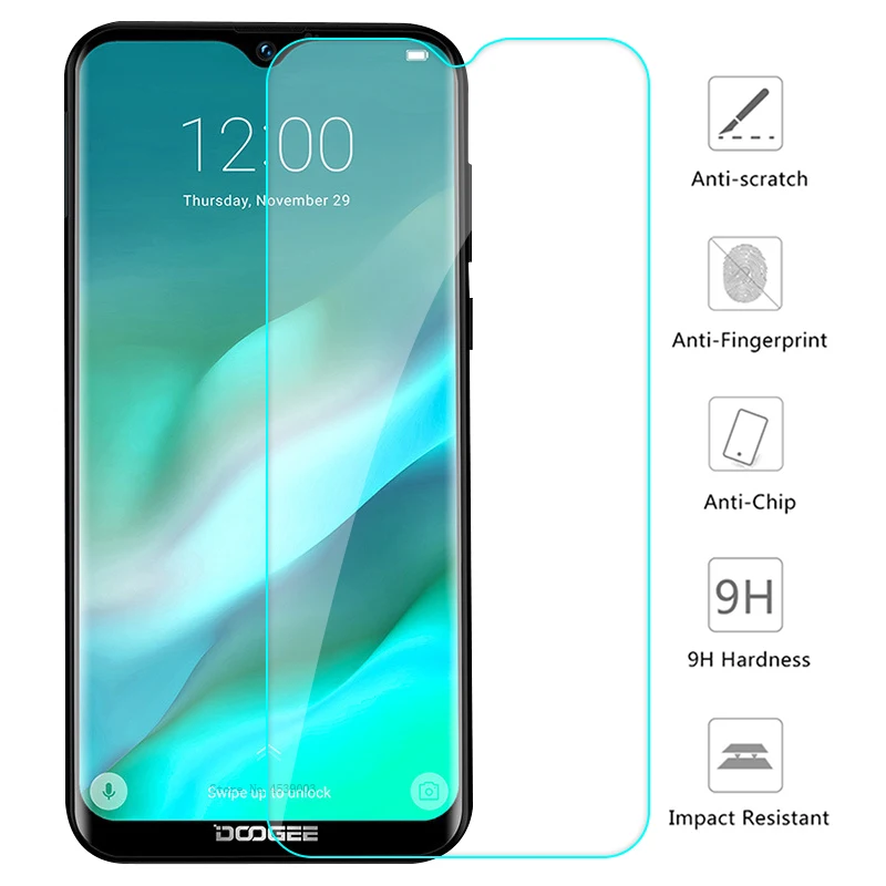 Закаленное стекло Для Doogee N10 Y8 Y7 Y6 BL5000 BL7000 BL12000 Защитная пленка для экрана X5 Max X30 X70