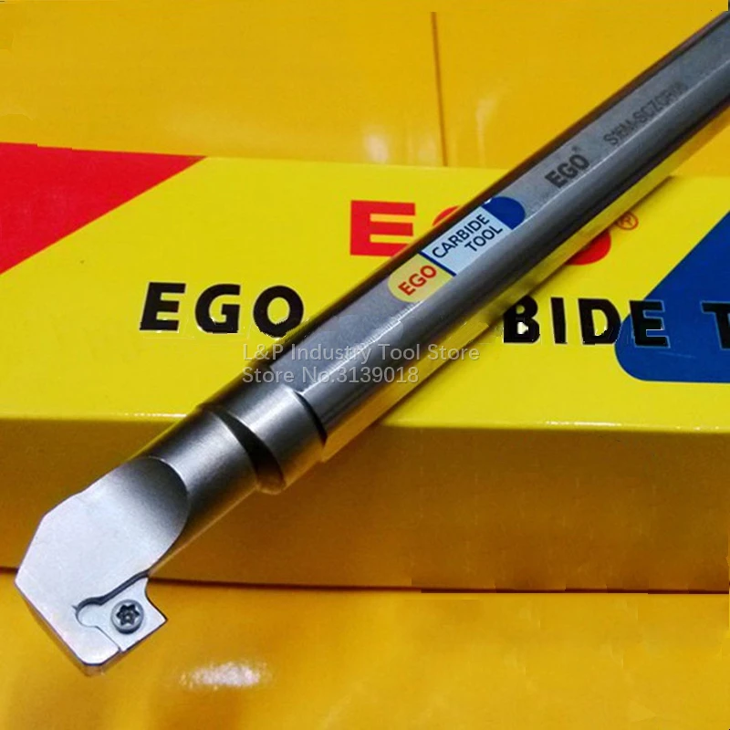 EGO Anti-vibration 93° S16N-SCZCR09 L160mm S20Q-SCZCR09 L180mm S25R-SCZCR09 L200mm Lathe Cutter Tool Holder For Knife CC**09T3*