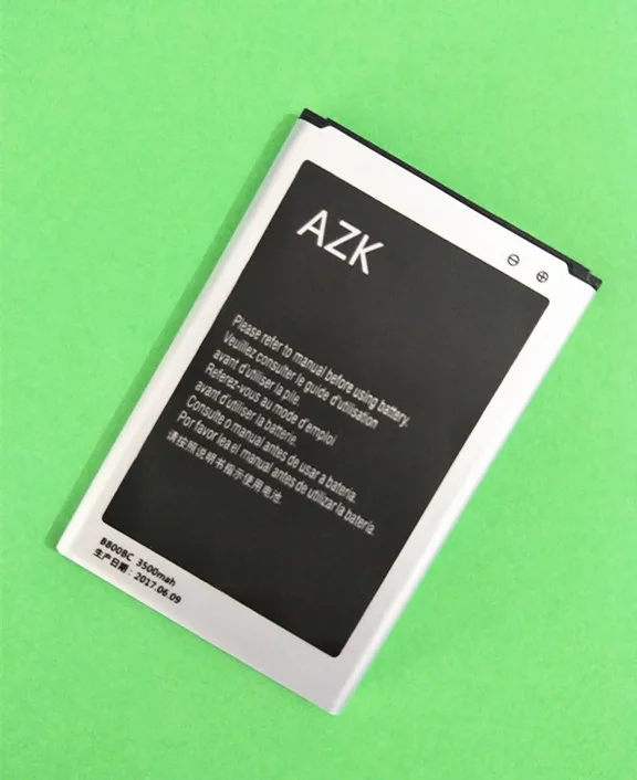 Аккумулятор AZK для Samsung Galaxy Note 3 N900 N9006 N9005 N9000 B800BE 3500 мАч | Мобильные телефоны и