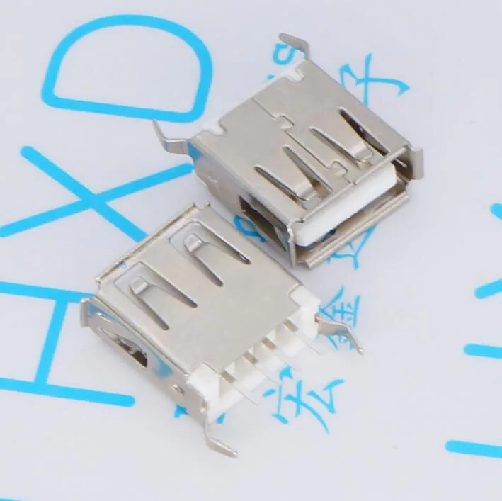 

100 шт./лот USB 13,7 A AF180 13,7 мм мама свинцовая линия 4 иглы из белой меди