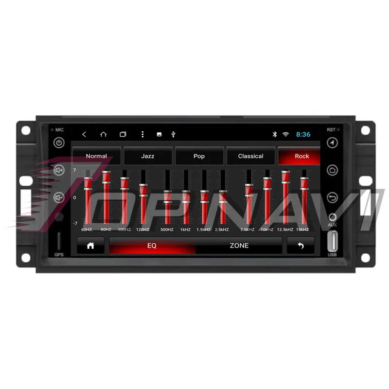 Автомобильный Радио тюнер для JEEP Универсальный 7 ''Android 8 1 Topnavi авто автомобиль