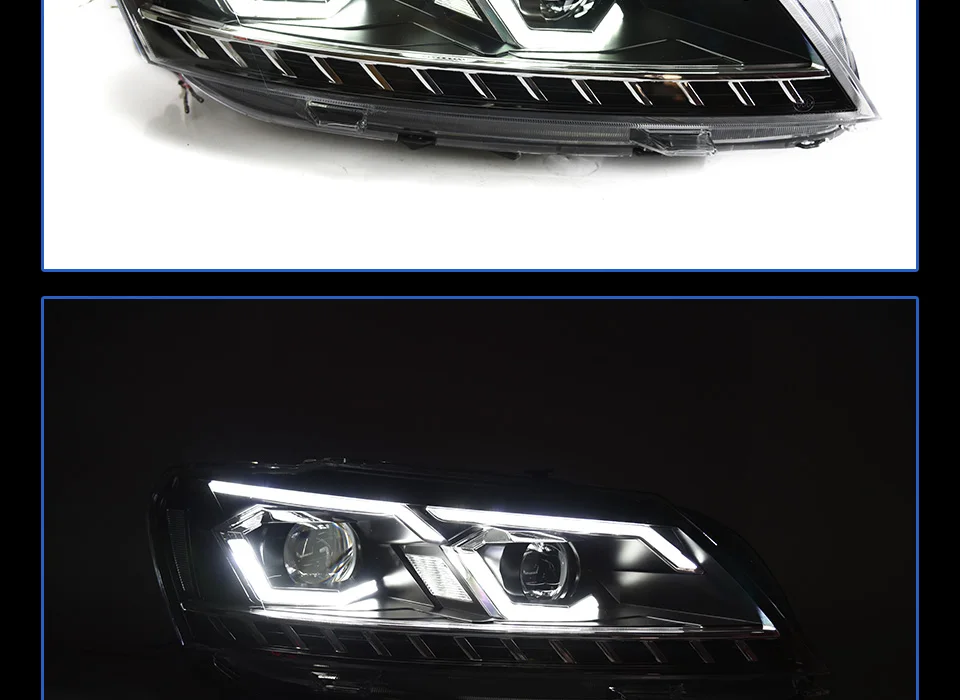 AKD автомобильный Стайлинг для VW Passat B7 фары 2011- светодиодный фары DRL Hid фары линзы проектора bi xenon луч аксессуары